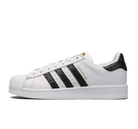 Adidas Superstar white black snake